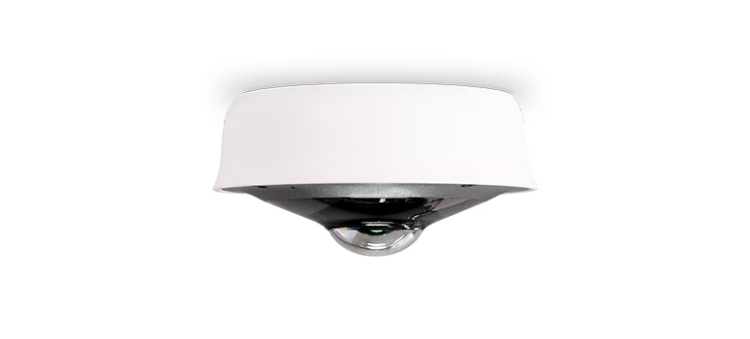 Cámara de exterior 360 grados Cisco Meraki MV93M con visión ojo de pez, sensor de 12.4 MP y 512GB SSD.